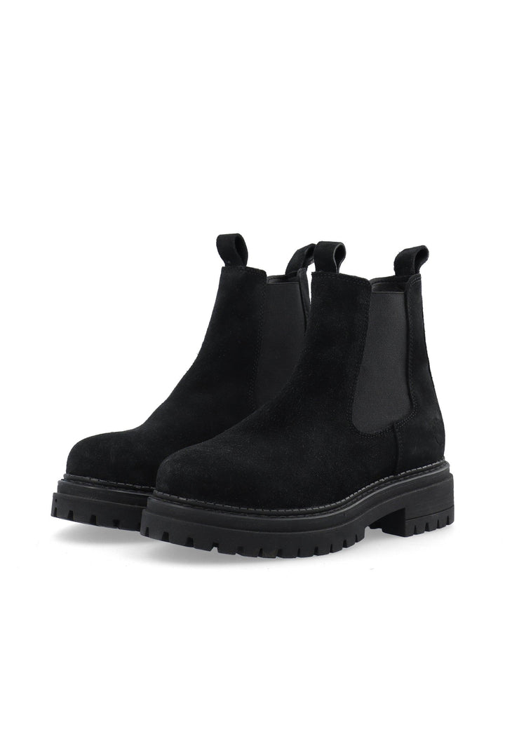 CASHOTT CASHANNAH Chelsea Boot Suede Chelsea Black