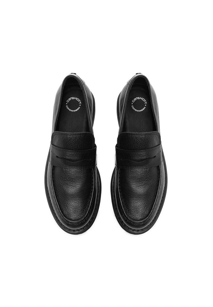 CASHOTT CASHANNAH Loafer Leather Penny Loafer Black