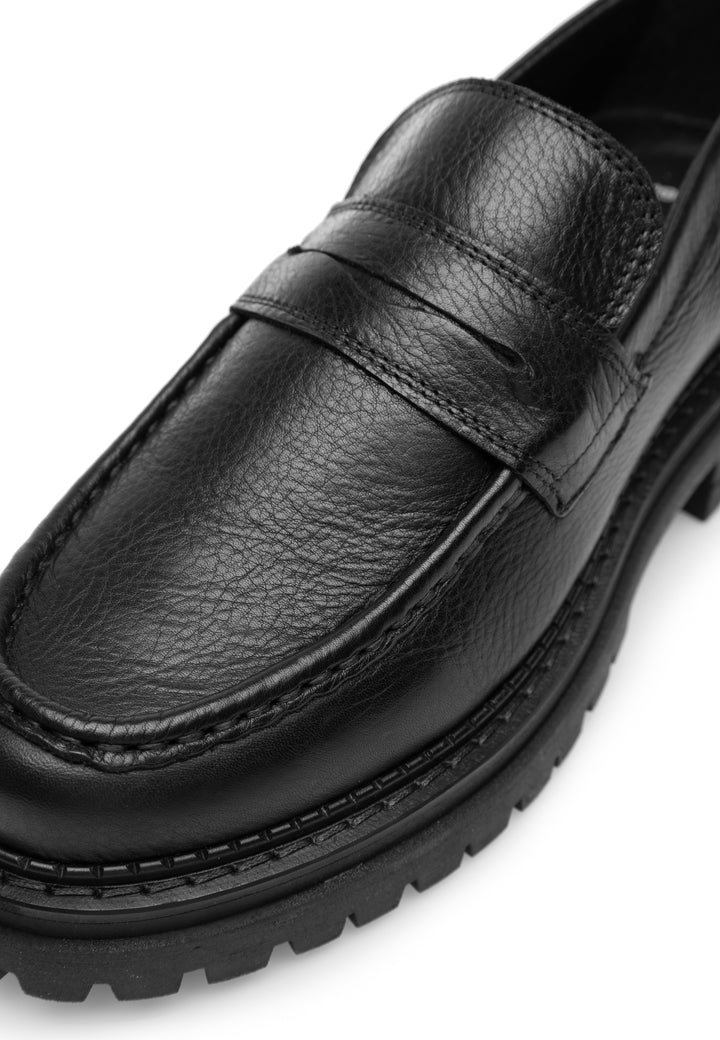 CASHOTT CASHANNAH Loafer Leather Penny Loafer Black