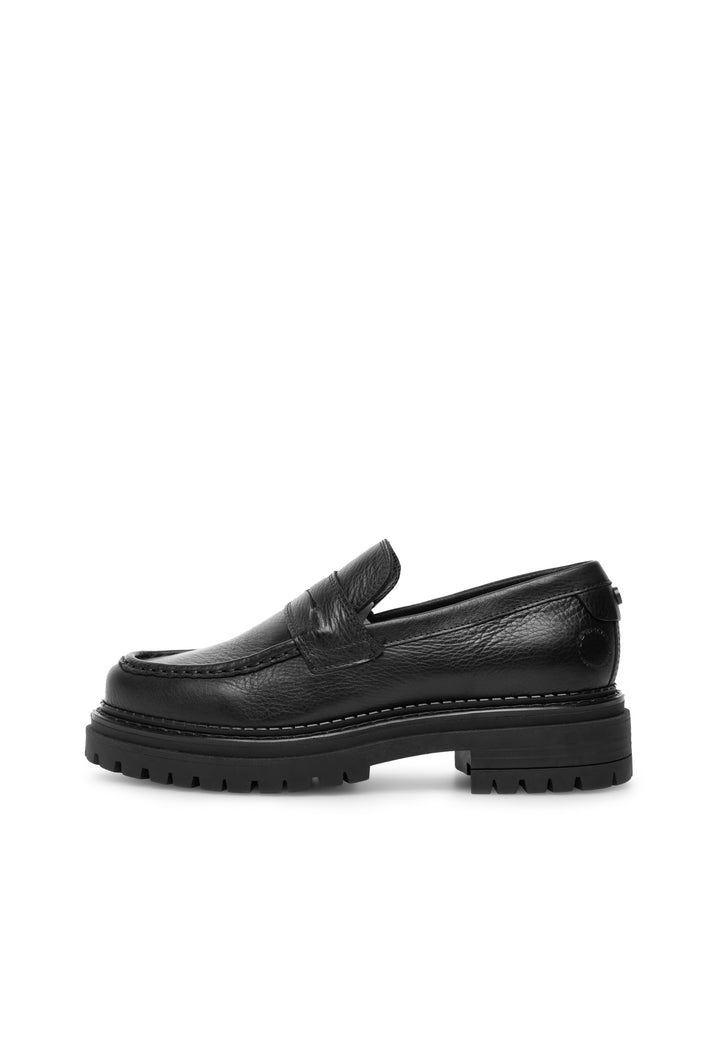 CASHOTT CASHANNAH Loafer Leather Penny Loafer Black