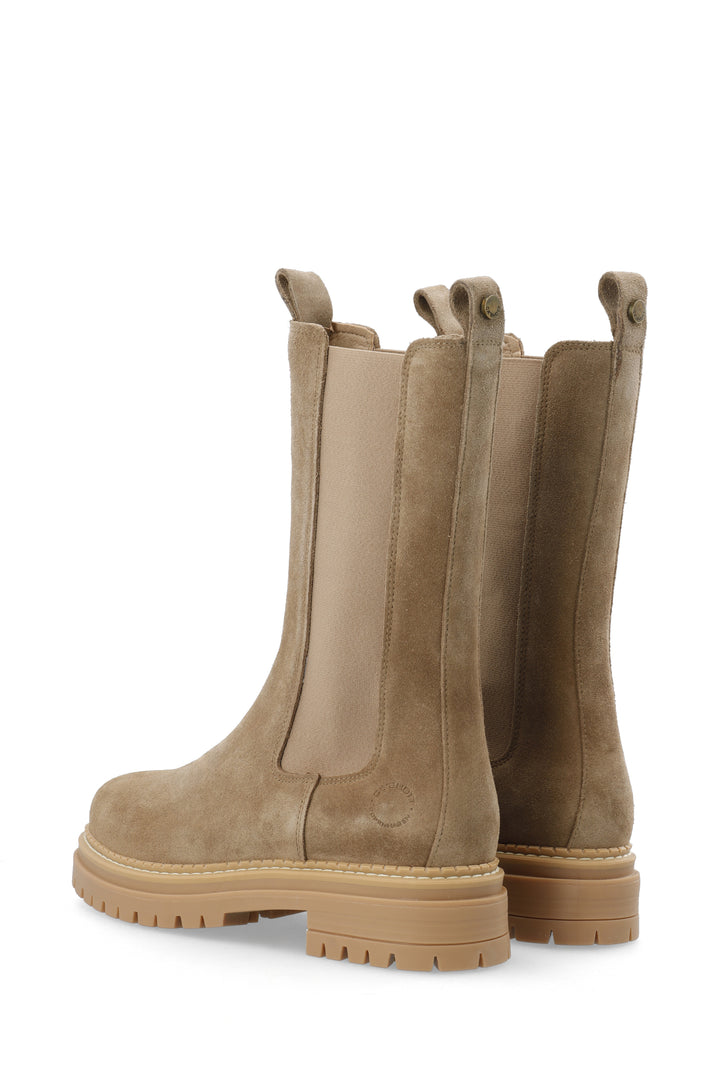 CASHOTT CASHANNAH MID CALF BOOT Chelsea Beige