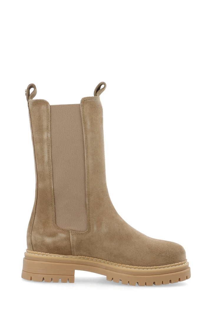CASHOTT CASHANNAH MID CALF BOOT Chelsea Beige