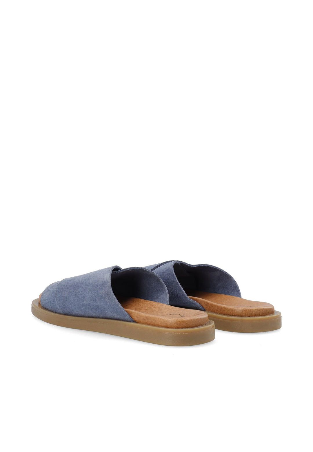 CASHOTT CASHEIDI Slide Suede Slides Blue shadow