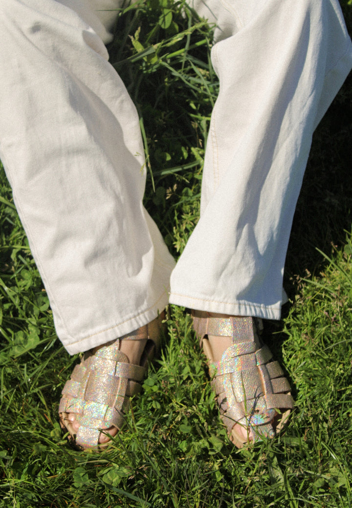 CASHOTT CASJENNY Fisherman Metallic Suede Vegetable Tanned Fisherman Multi Color