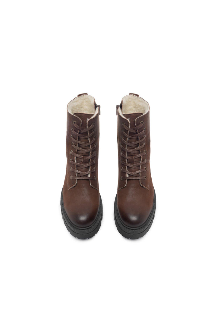 CASHOTT CASJIDA LACE UP BOOT Lace Up Coffee