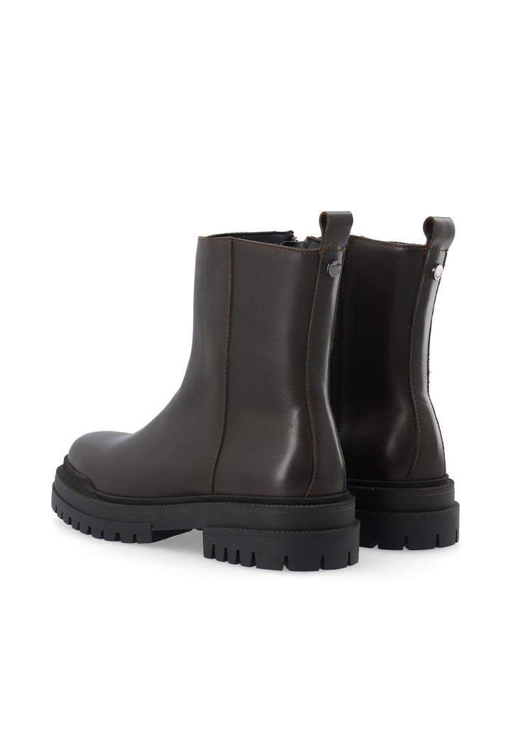 CASHOTT CASJOLINE ZIP BOOT *Zip Boot Dark Brown