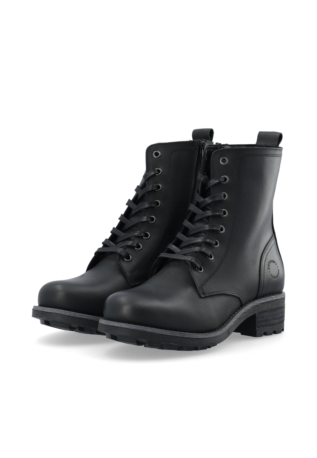 CASHOTT CASKARLA Lace Boot WR Oil Nubuck Lace Up Black