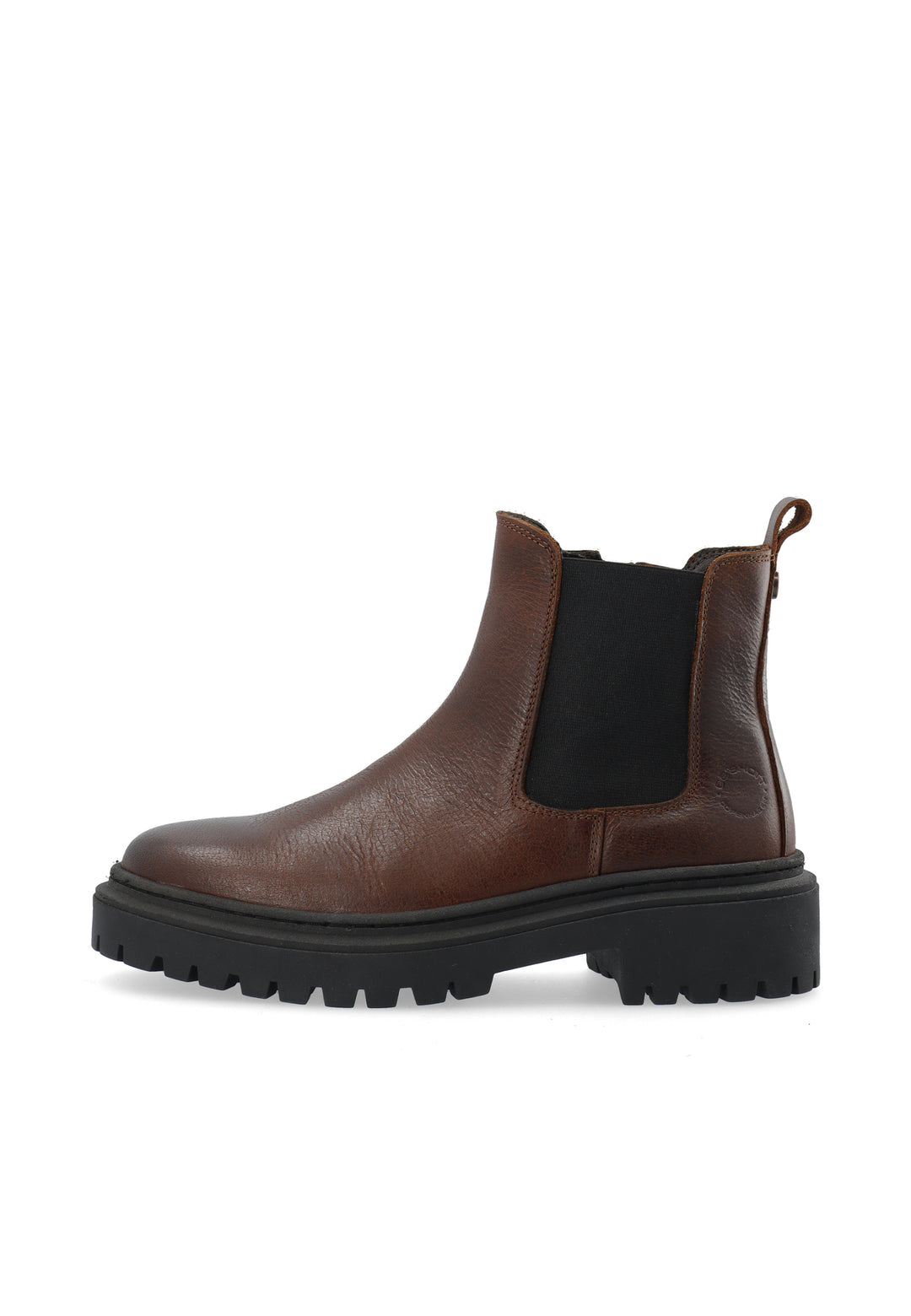CASHOTT CASLEA Chelsea Boot W. Inside Zip Pull Up Leather Chelsea Coffee