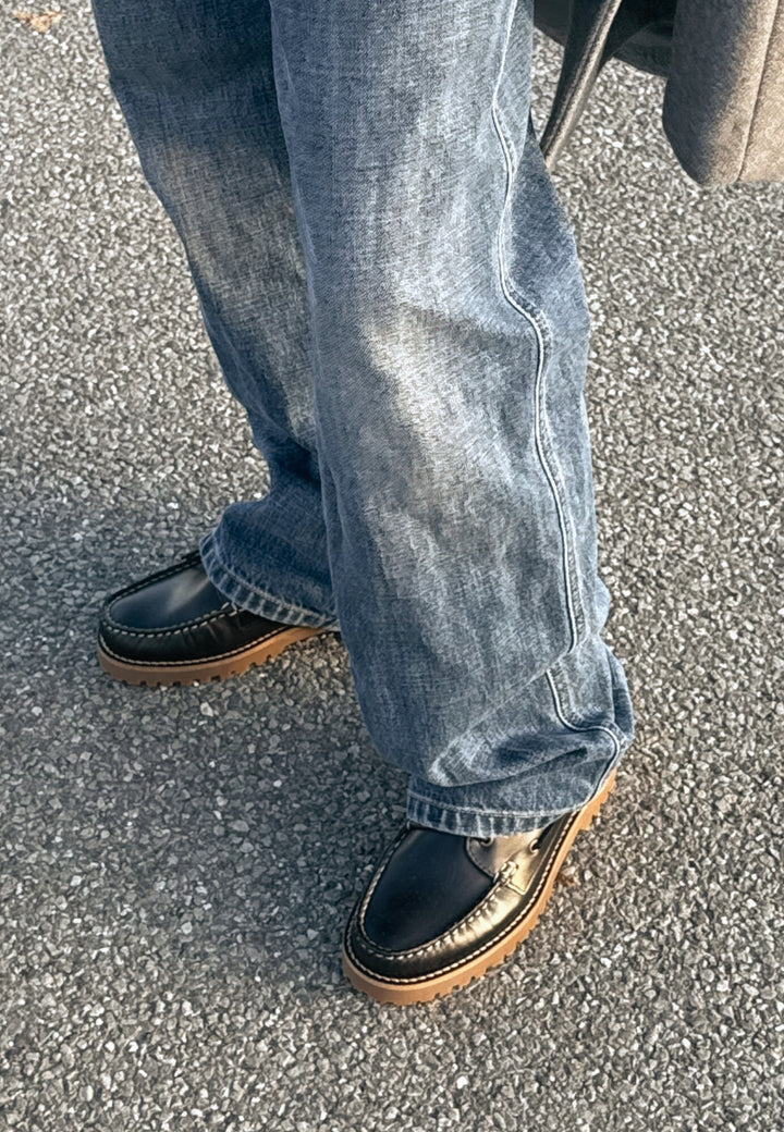 CASHOTT CASLENA BOAT SHOE *Boat Black