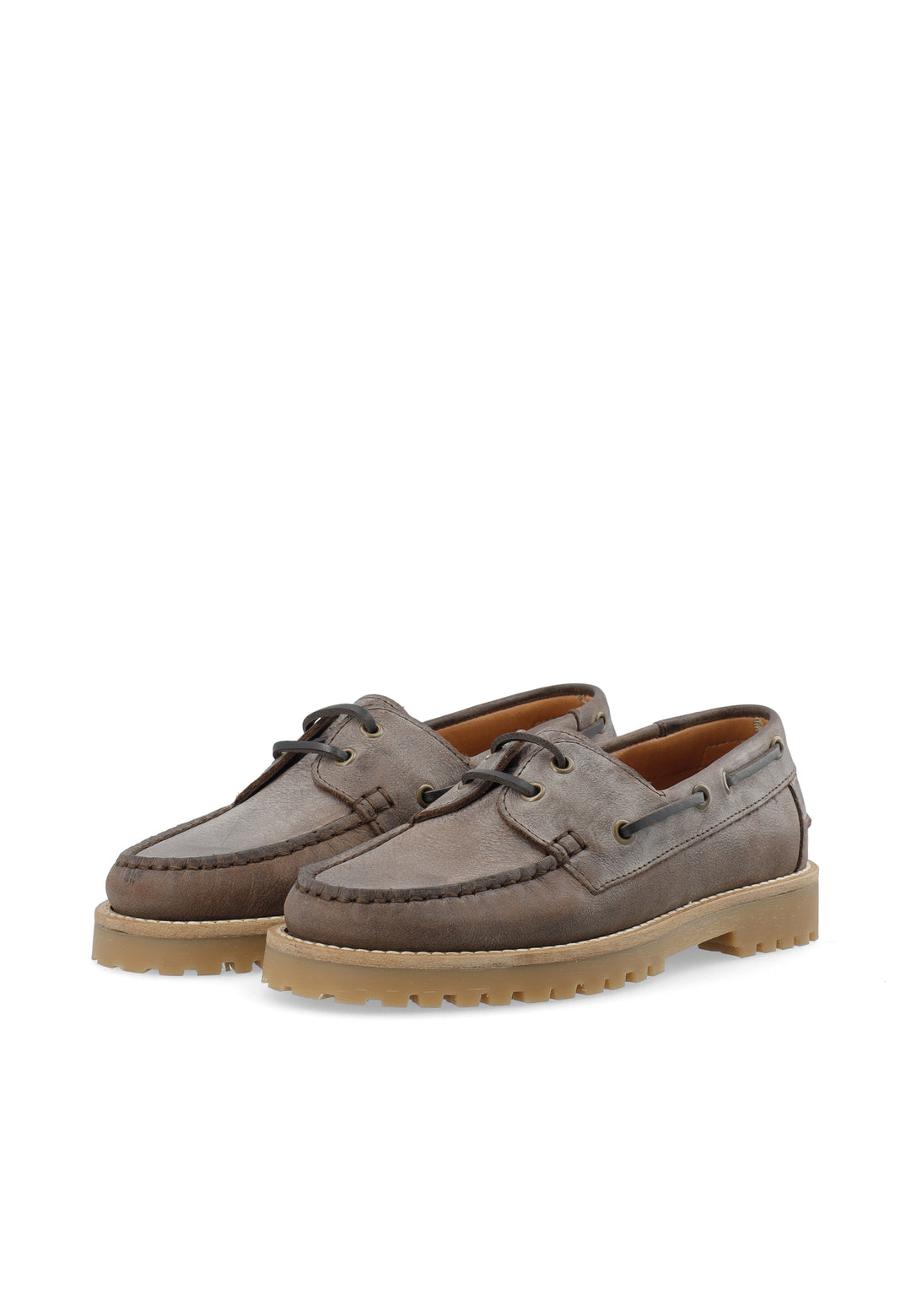 CASHOTT CASLENA BOAT SHOE Boat Coffee