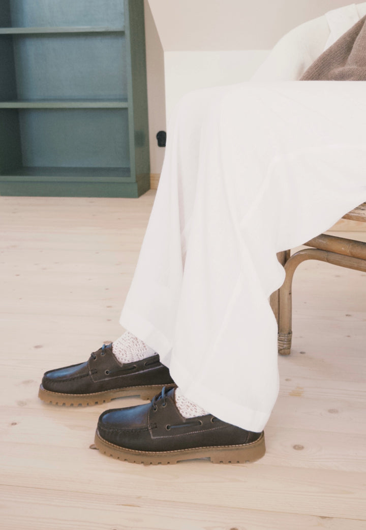 CASHOTT CASLENA BOAT SHOE Boat Coffee