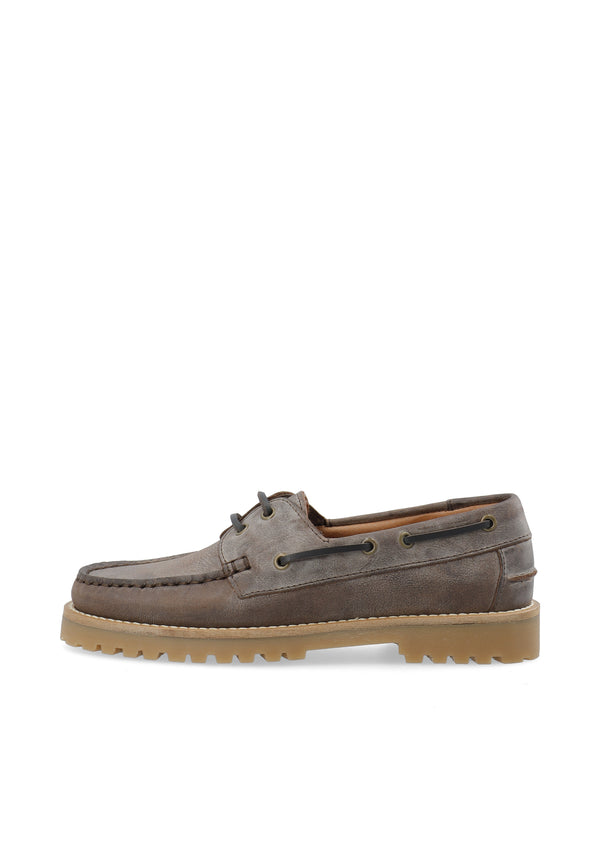 CASHOTT CASLENA BOAT SHOE Boat Coffee