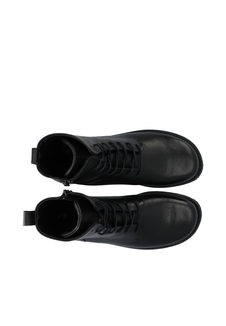 CASHOTT CASLIZA ASSYMETRIC LACE UP BOOT Lace Up Black/Black