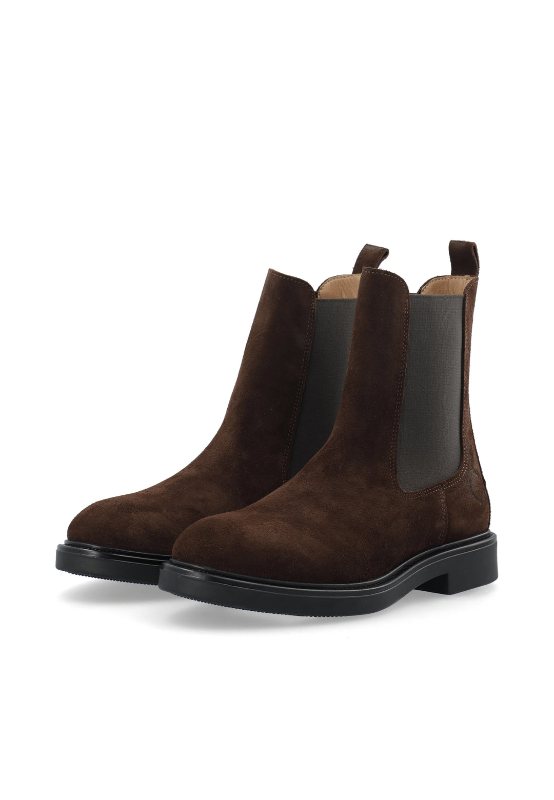 CASHOTT CASLOLA CHELSEA BOOT - Suede *Chelsea Dark Brown