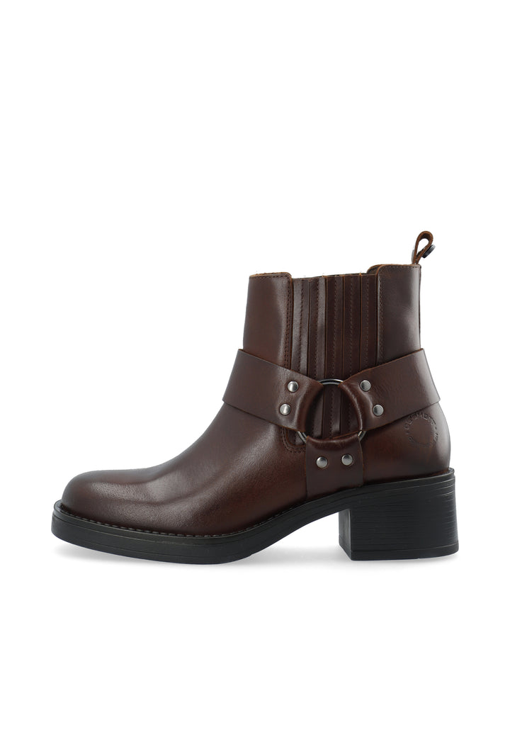 CASHOTT CASRIKKE CHELSEA BOOT Biker Coffee