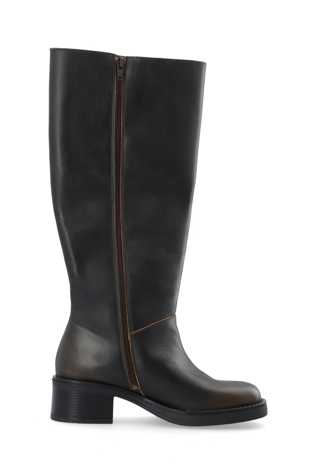 CASHOTT CASRIKKE WIDE PULL BOOT Pull On Distressed Brown