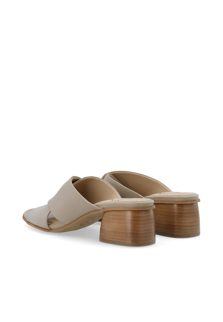 CASHOTT CASSTINA Slide Leather Slides Taupe