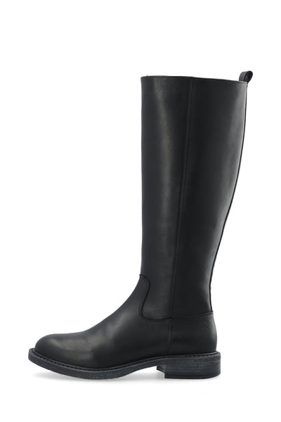 CASHOTT CASTINA Tall Boot Leather Knee-high Black