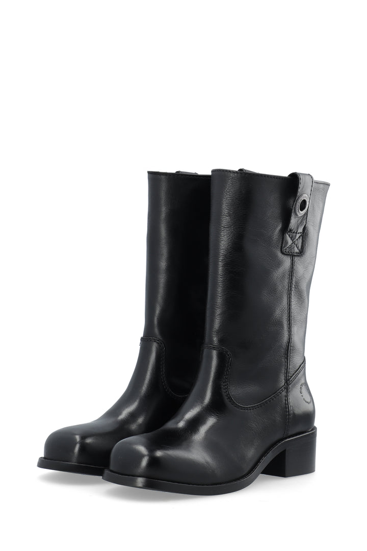 CASHOTT CASVILMA MID CUT BOOT Pull On Black/Black