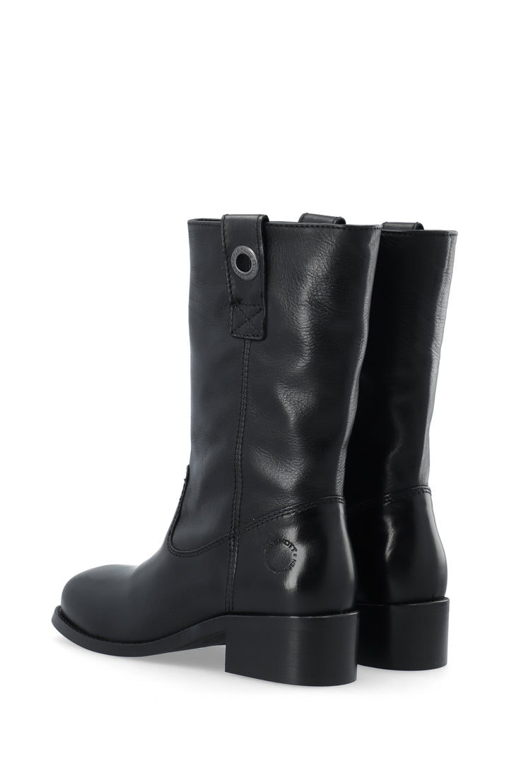 CASHOTT CASVILMA MID CUT BOOT Pull On Black/Black