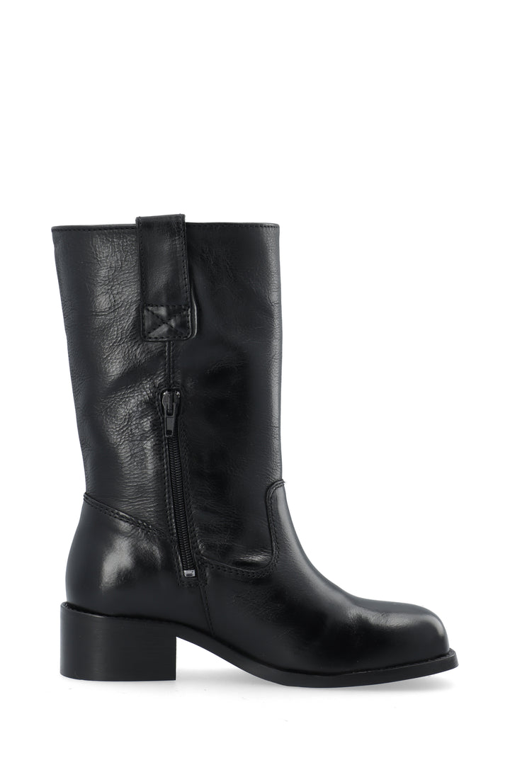CASHOTT CASVILMA MID CUT BOOT Pull On Black/Black