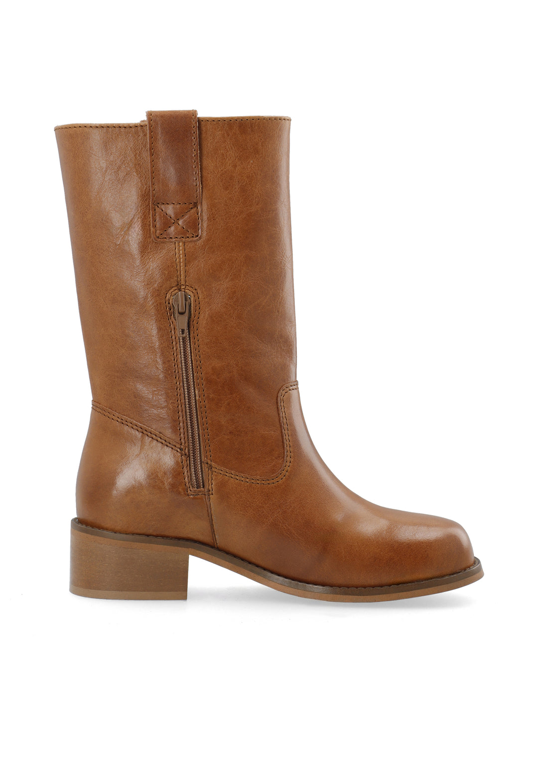 CASHOTT CASVILMA MID CUT BOOT *Pull On Cognac