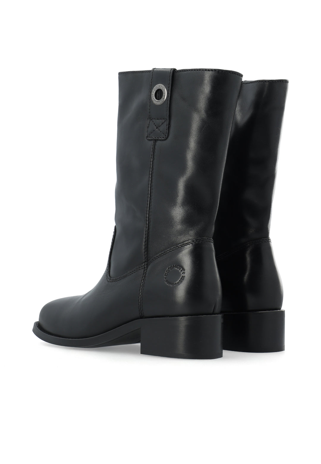 CASHOTT CASVILMA MID CUT BOOT - Stone Leather *Pull On Black