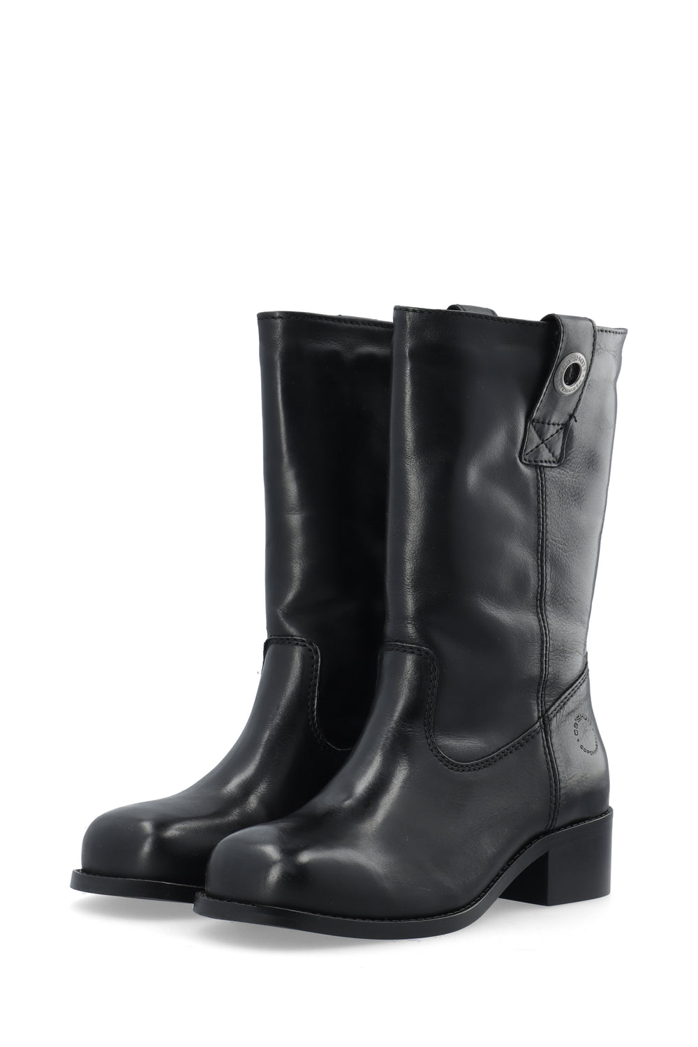 CASHOTT CASVILMA MID CUT BOOT, WARM LINING Pull On Black/Black