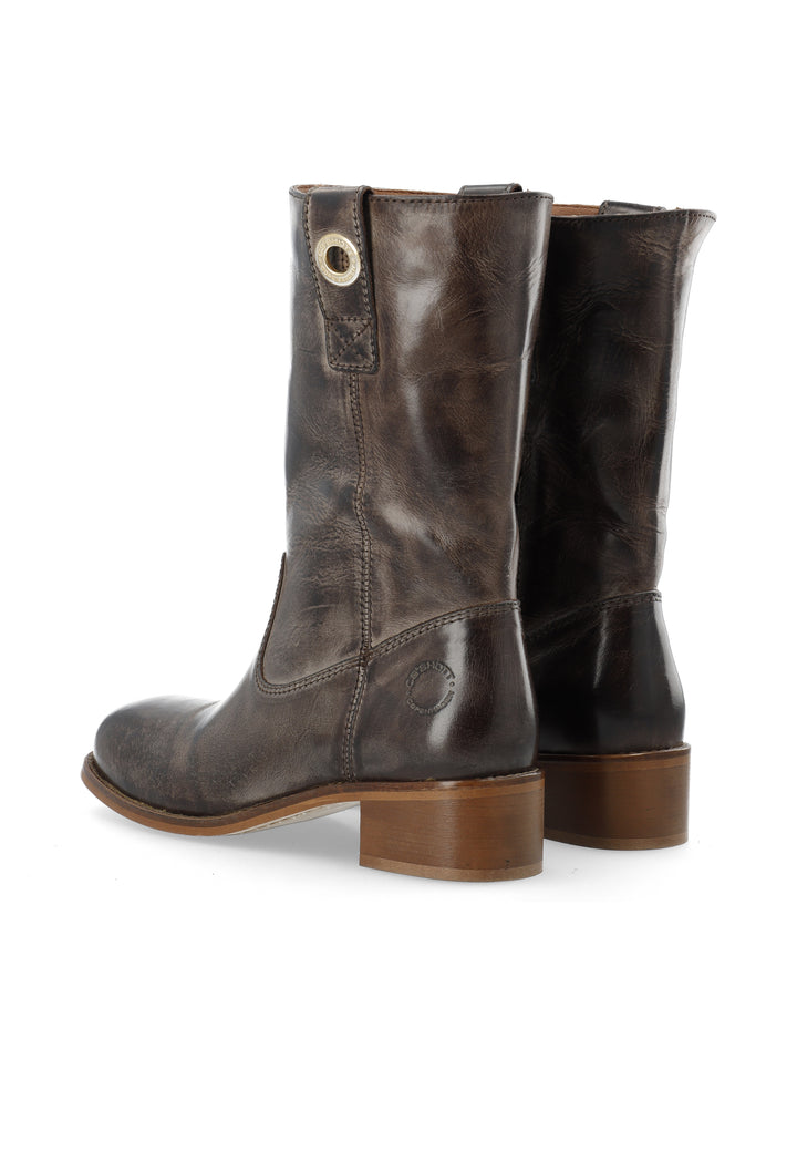 CASHOTT CASVILMA MID CUT BOOT Pull On Coffee