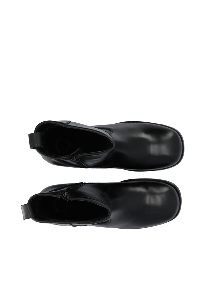 CASHOTT CASVILMA ZIP BOOT - Leather *Zip Boot Black
