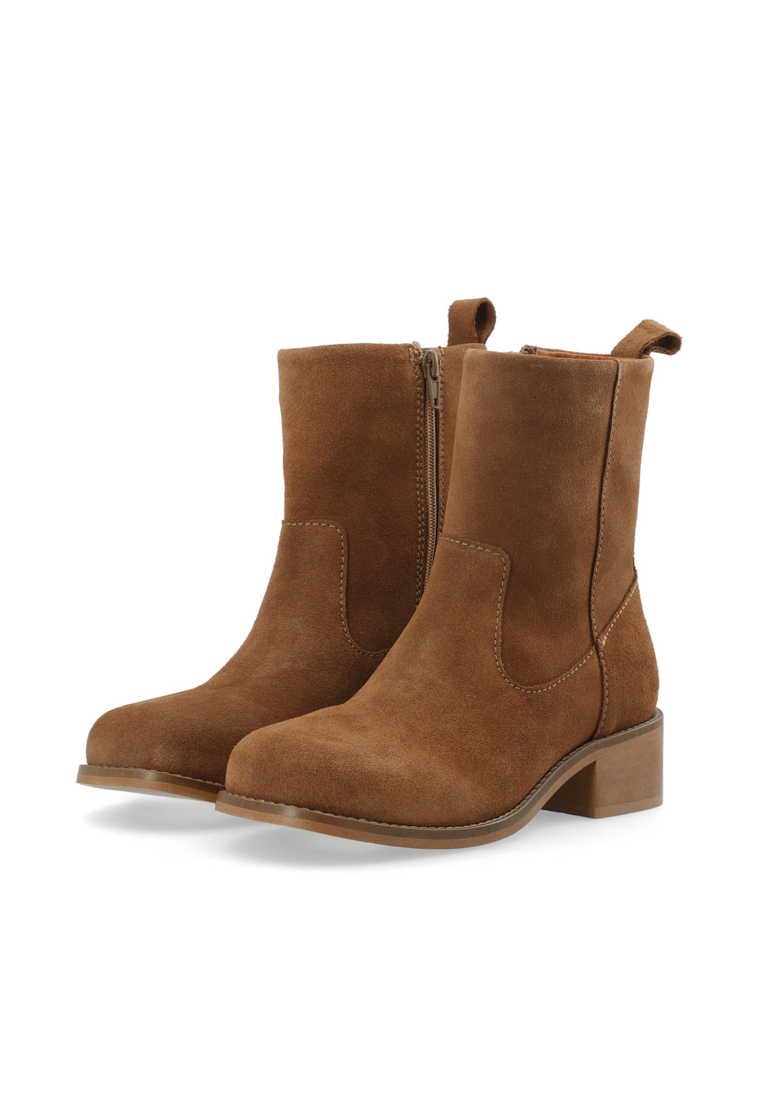 CASHOTT CASVILMA ZIP BOOT - Suede *Zip Boot Sand