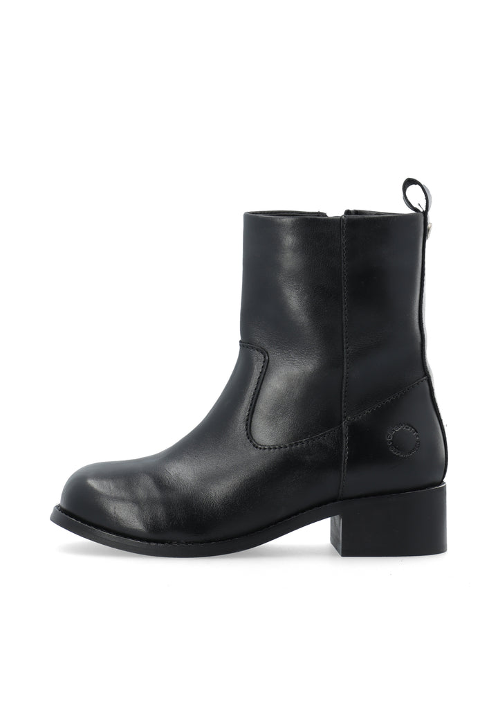 CASHOTT CASVILMA ZIP BOOT - Warm lining *Zip Boot Black/Black