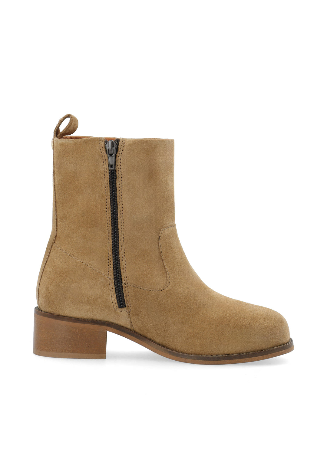 CASHOTT CASVILMA ZIP BOOT SUEDE *Zip Boot Mushroom