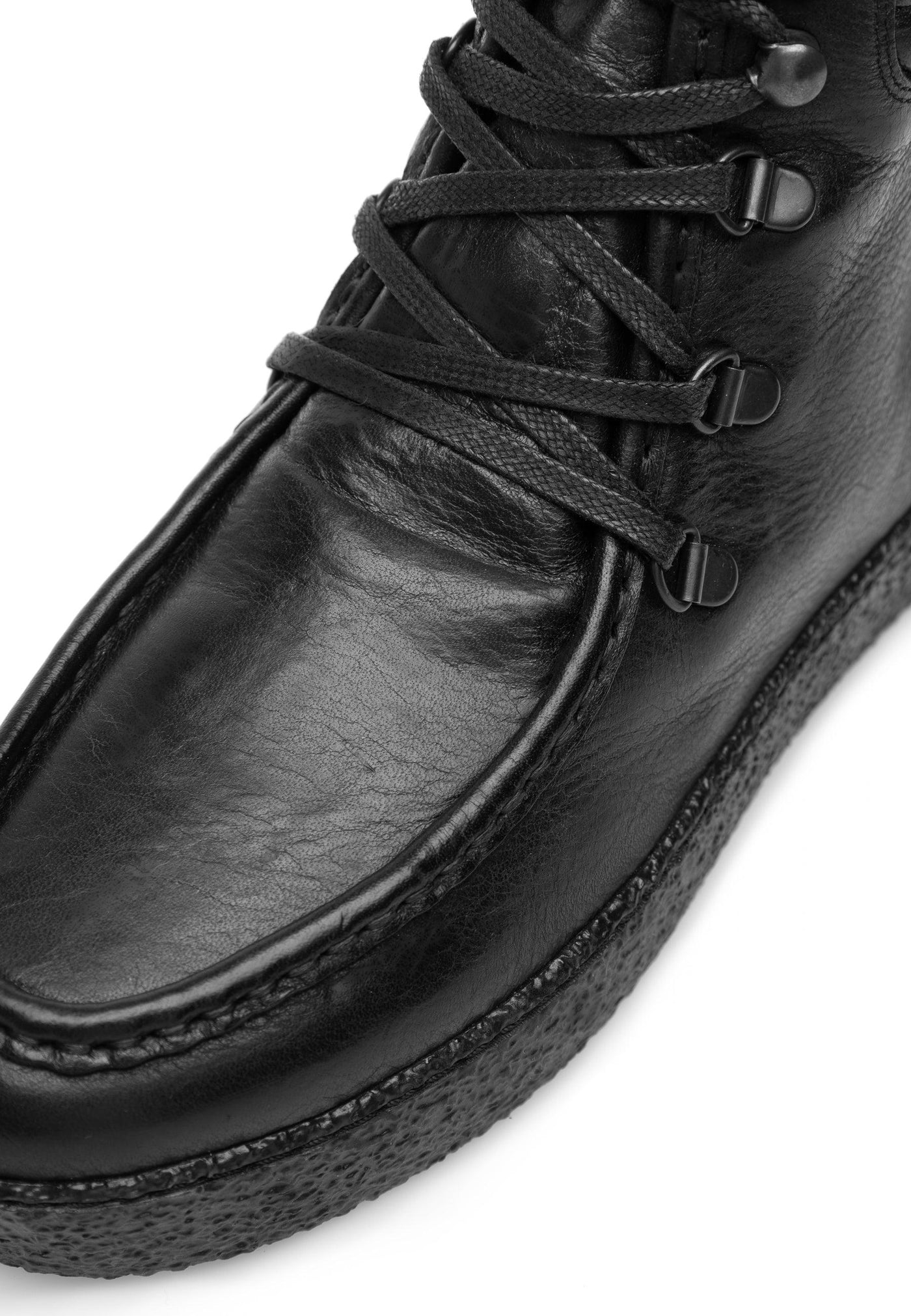CASCAMILLA Lace Moc Boot Leather - Ca'Shott Danmark