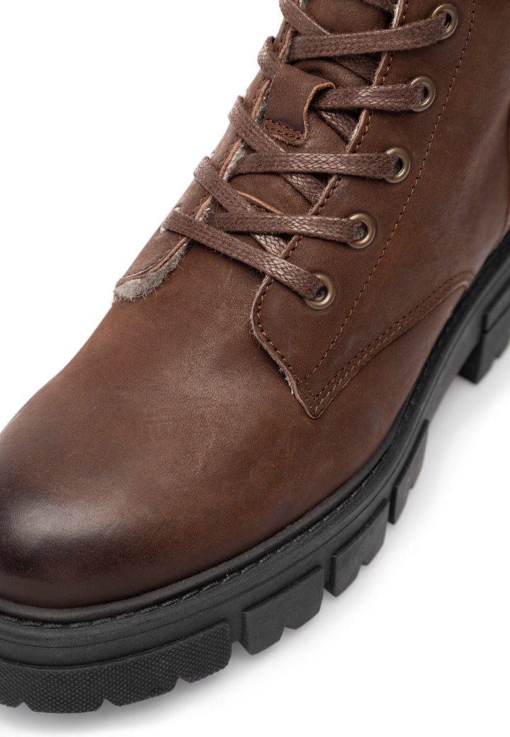 CASHOTT CASJIDA LACE UP BOOT Lace Up Coffee