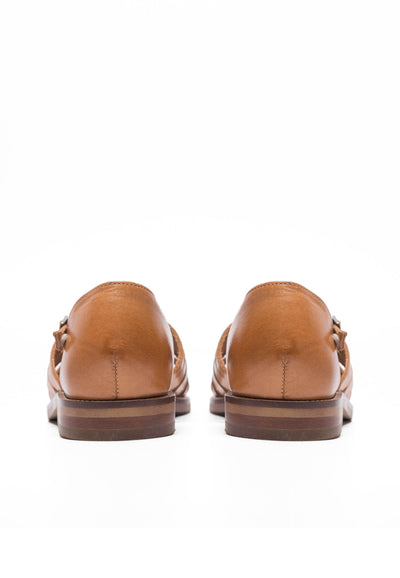 CASMARY Closed Heel Sandal Vegetable Tanned Leather - Ca'Shott Danmark