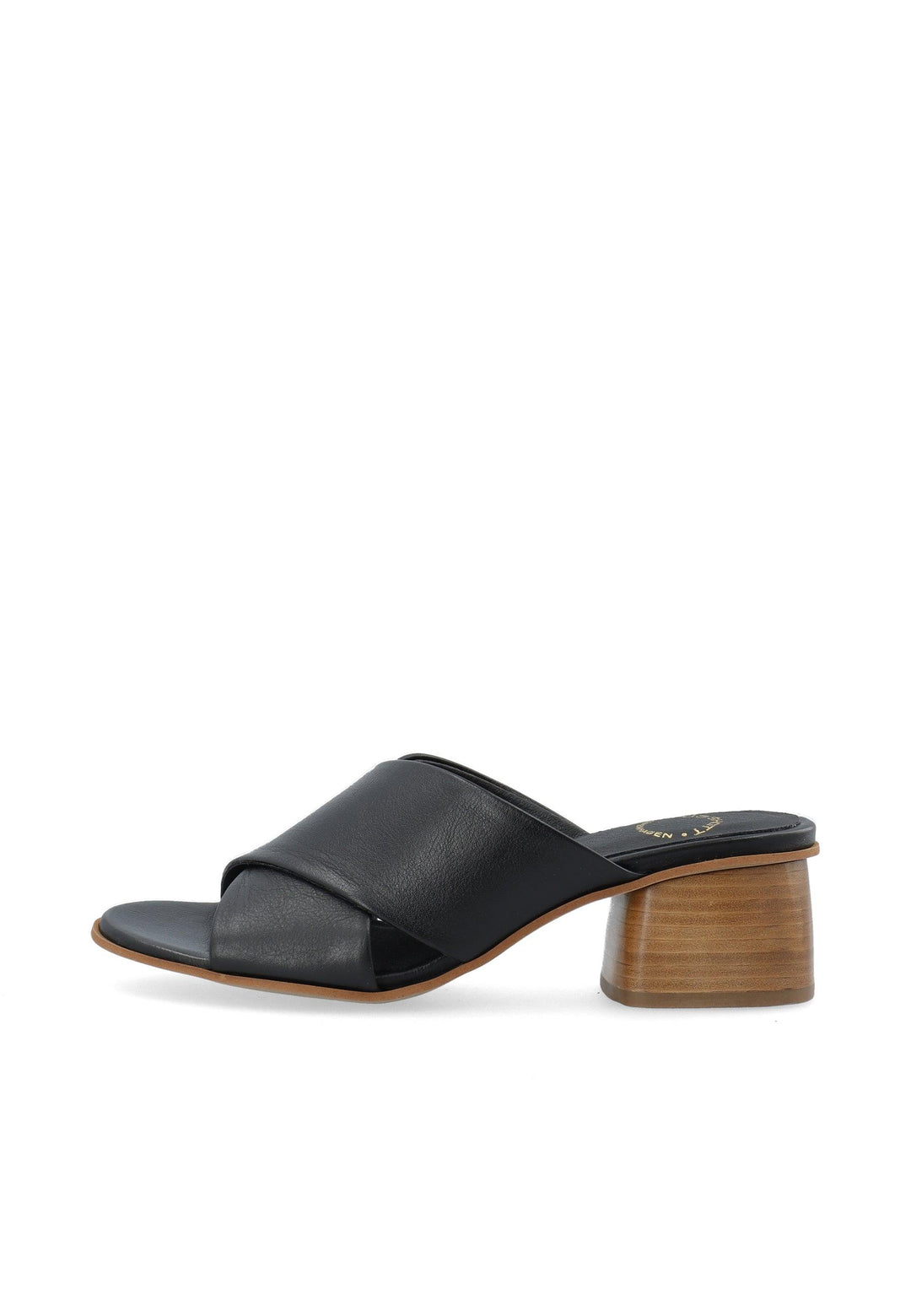 CASHOTT CASSTINA Slide Leather Slides Black